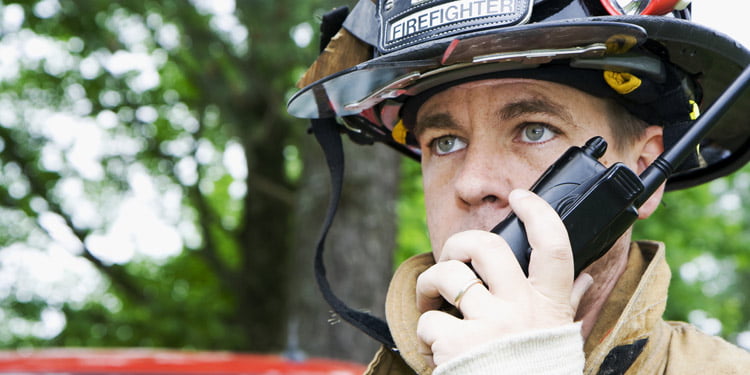 Two way radios for security forces